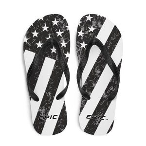 Epic Flops (Stars & Stripes - Black/White)