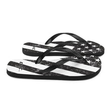 Load image into Gallery viewer, Epic Flops (Stars &amp; Stripes - Black/White)