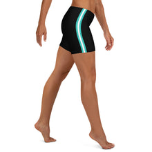 Load image into Gallery viewer, Epic Performance Shorts (Black - Turquoise/White)