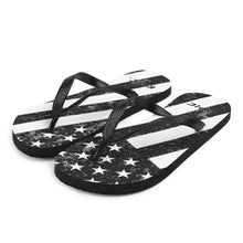 Load image into Gallery viewer, Epic Flops (Stars &amp; Stripes - Black/White)