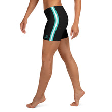 Load image into Gallery viewer, Epic Performance Shorts (Black - Turquoise/White)