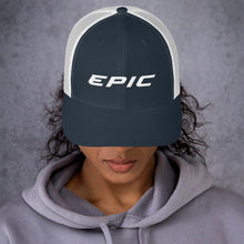 Load image into Gallery viewer, Epic Logo Retro Trucker Cap (Navy - White)