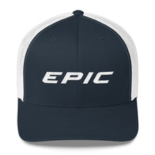 Load image into Gallery viewer, Epic Logo Retro Trucker Cap (Navy - White)