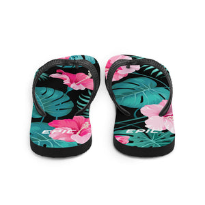 Epic Flops (Black - Turquoise/Pink Hibiscus)